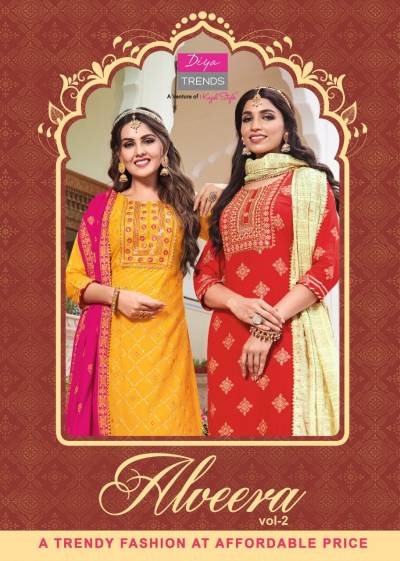 Alveera Vol 2 BY Diya Trends Festive Wear Readymade Salwar Kameez Collection